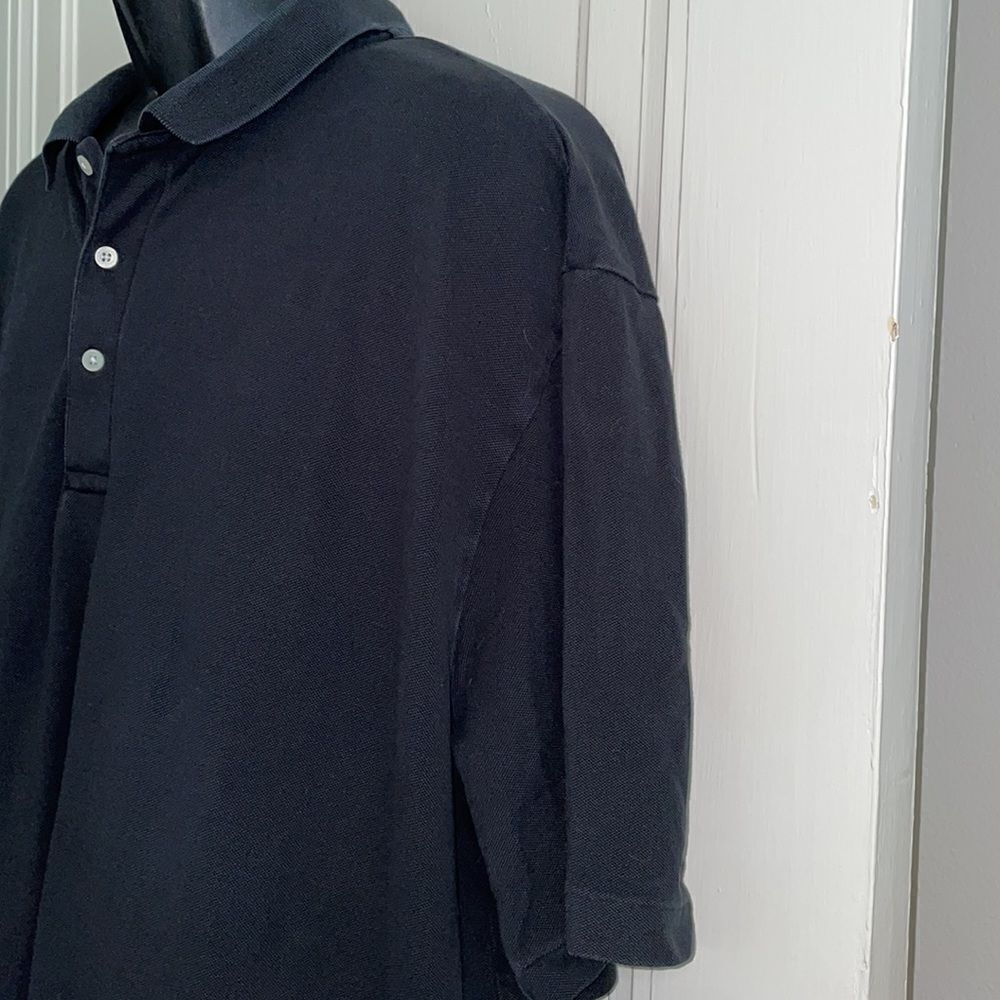 Polo Golf Ralph Lauren black Pima cotton/elastane polo shirt - Picture 4 of 9